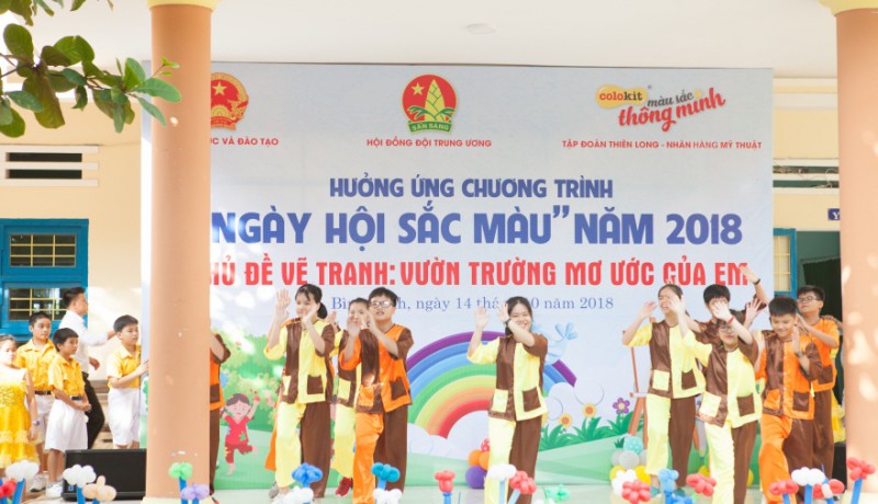 “Ngày hội sắc màu” 2018 – sân chơi bổ ích cho thiếu nhi tỉnh Bình Định - thieunhivietnam.vn